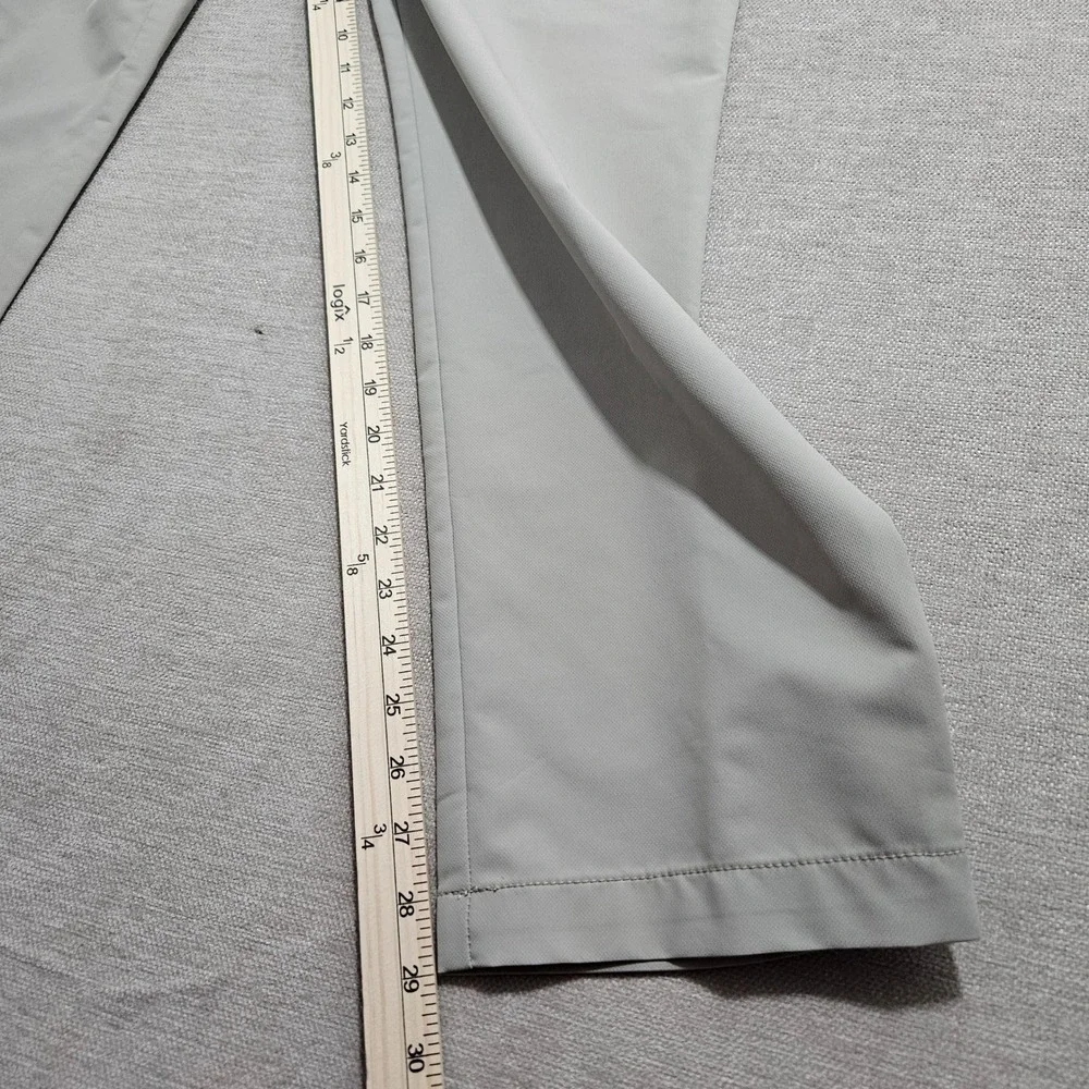 Banana Republic Core Temp Mens Pants 38x30 Light Gray Performance Chino Slim Fit